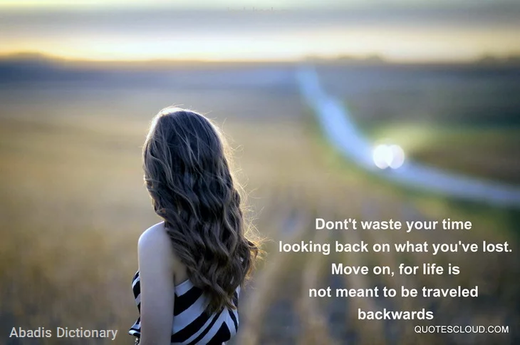 look back on